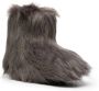 STAND STUDIO Olivia faux-fur ankle boots Grey - Thumbnail 2