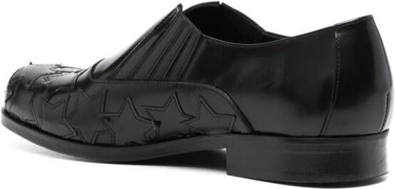 Stefan Cooke 100 Stars leather loafers Black