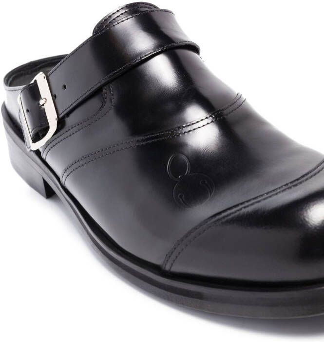 Stefan Cooke buckle-fastened monk shoes Black
