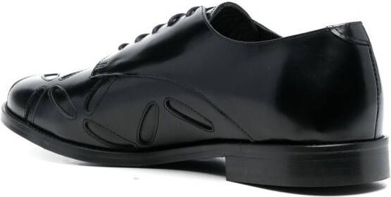 Stefan Cooke Slashed Jazz Derby shoes Black