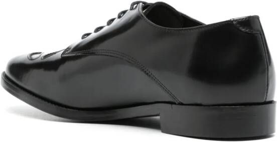 Stefan Cooke Slashed Jazz derby shoes Black