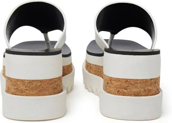 Stella McCartney 80mm Sneak-Elyse platform sandals White