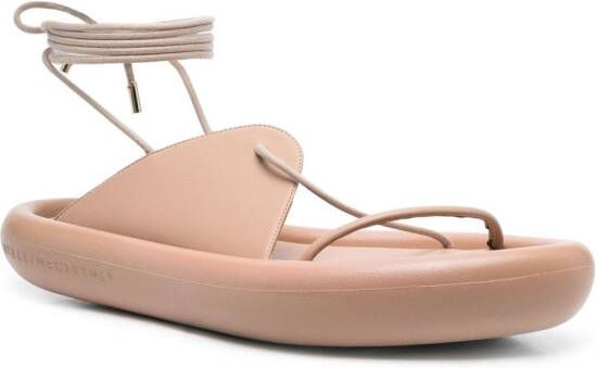 Stella McCartney Air slide flatform sandals Neutrals