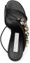 Stella McCartney bead-embellished 90mm artificial-leather sandals Black - Thumbnail 4
