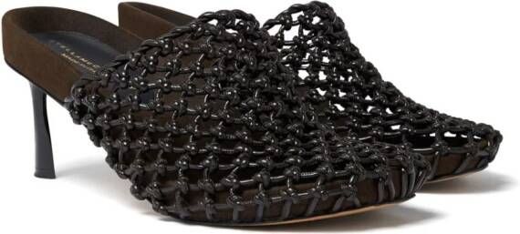 Stella McCartney caged faux-leather mules Brown