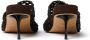 Stella McCartney caged faux-leather mules Brown - Thumbnail 3