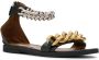 Stella McCartney chain-detail zip-up sandals Black - Thumbnail 2