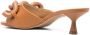 Stella McCartney chain-link detail 60mm sandals Brown - Thumbnail 3