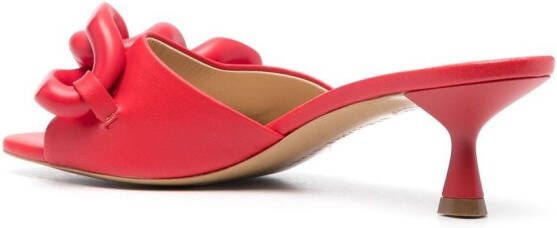 Stella McCartney chain-link detail 60mm sandals Red