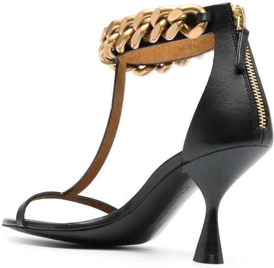 Stella McCartney chain-link strappy sandals Black