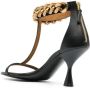 Stella McCartney chain-link strappy sandals Black - Thumbnail 3