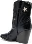 Stella McCartney Cloudy Alter 85mm embroidery cowboy boots Black - Thumbnail 3