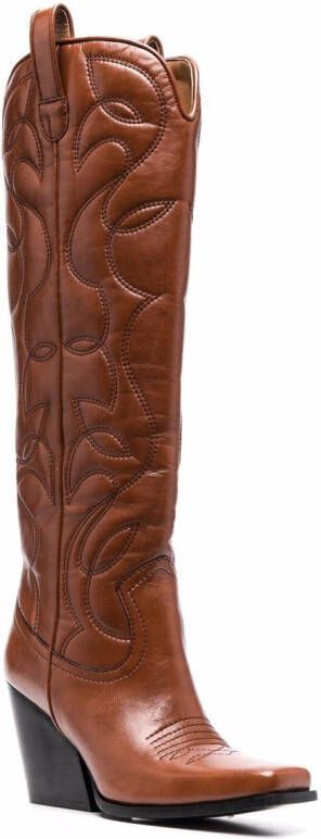 Stella McCartney Cowboy Cloudy knee-high boots Brown