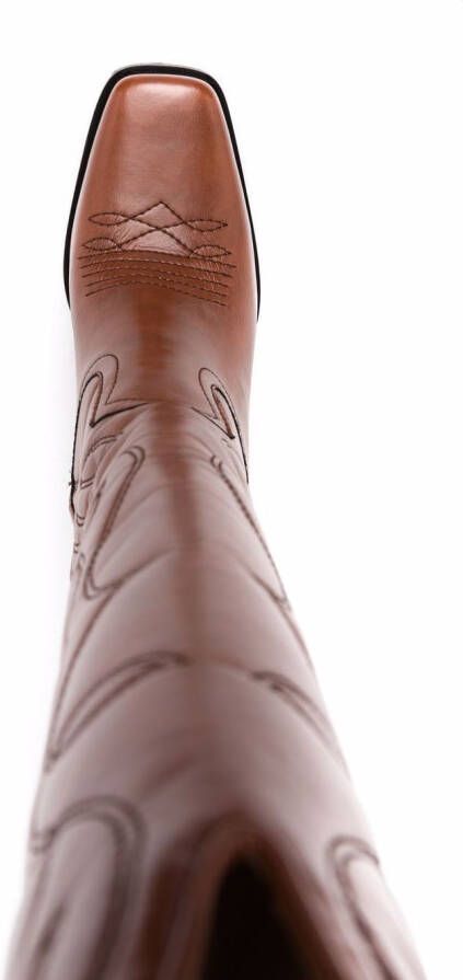 Stella McCartney Cowboy Cloudy knee-high boots Brown