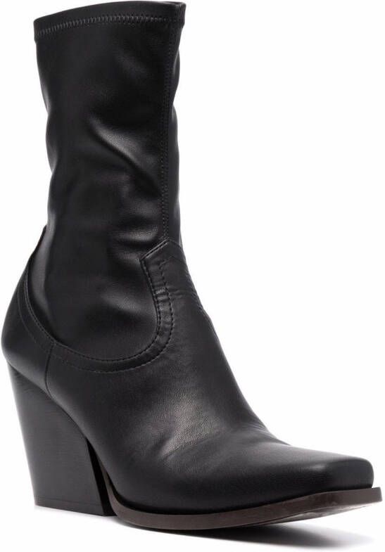 Stella McCartney Cowboy Stretch 95mm boots Black