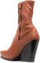 Stella McCartney Cowboy stretch ankle boots Brown - Thumbnail 3