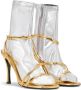 Stella McCartney double-chromatic 100mm boots Gold - Thumbnail 2