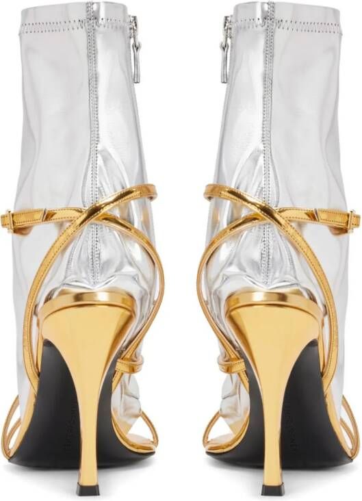 Stella McCartney double-chromatic 100mm boots Gold