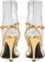 Stella McCartney double-chromatic 100mm boots Gold - Thumbnail 3