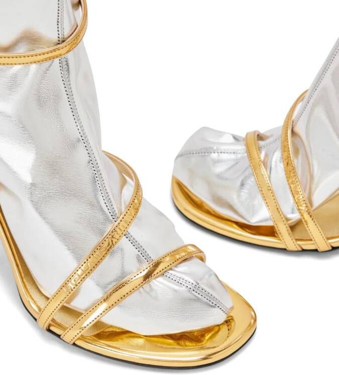 Stella McCartney double-chromatic 100mm boots Gold