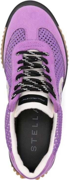 Stella McCartney Elsa knitted sneakers Purple