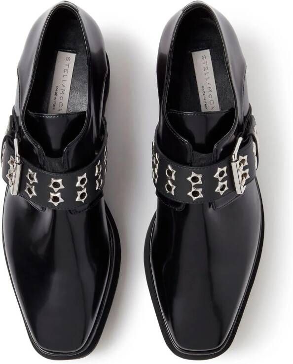 Stella McCartney Elyse buckle-fastening lace-up shoes Black