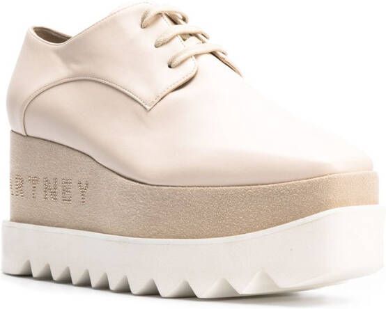 Stella McCartney Elyse platform shoes Neutrals