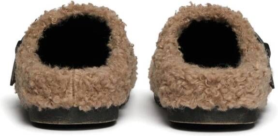 Stella McCartney Elyse star-stud slippers Neutrals