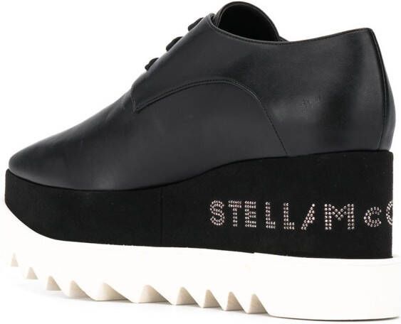 Stella McCartney Elyse studded lace-up shoes Black