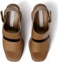 Stella McCartney Elyse wedge sandals Brown - Thumbnail 4