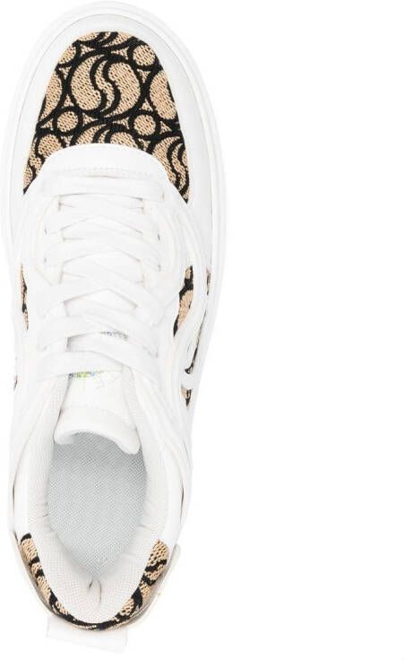 Stella McCartney embroidered-pattern low-top sneakers White