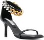 Stella McCartney Falabella chain-link 80mm sandals Black - Thumbnail 2