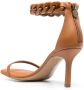 Stella McCartney Falabella chain-link 80mm sandals Brown - Thumbnail 3
