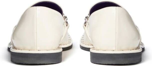 Stella McCartney Falabella chain-link detailing loafers Neutrals