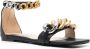 Stella McCartney Fallabella chain-trim sandals Black - Thumbnail 2