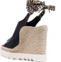 Stella McCartney Gaia wedge platform espadrilles Black - Thumbnail 3