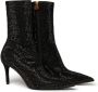 Stella McCartney Iconic 100mm crystal ankle boots Black - Thumbnail 2