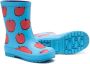 Stella McCartney Kids apple-print rain boots Blue - Thumbnail 2