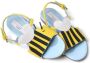 Stella McCartney Kids Bumblebee faux-leather sandals Yellow - Thumbnail 4