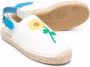 Stella McCartney Kids embroidered slingback sandals White - Thumbnail 2
