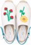 Stella McCartney Kids embroidered slingback sandals White - Thumbnail 3