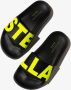 Stella McCartney Kids logo-print rubber slides Black - Thumbnail 2