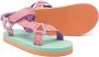 Stella McCartney Kids logo-tape sandals Purple - Thumbnail 1