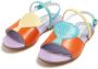 Stella McCartney Kids Seashell faux-leather sandals Orange - Thumbnail 4