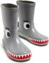 Stella McCartney Kids Shark rain boots Grey - Thumbnail 4