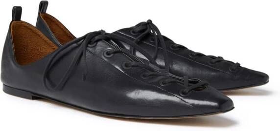 Stella McCartney lace-up loafers Black