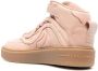 Stella McCartney logo patch faux leather sneakers Pink - Thumbnail 3