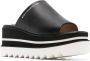 Stella McCartney platform-sole slip-on sandals Black - Thumbnail 2