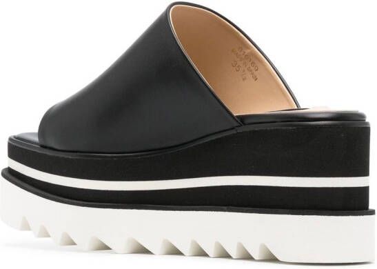 Stella McCartney platform-sole slip-on sandals Black