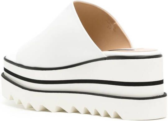 Stella McCartney platform-sole slip-on sandals White